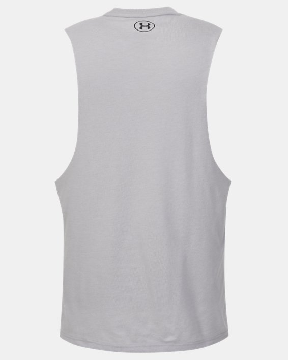 Men's Project Rock Payoff Graphic Sleeveless in Gray image number 6